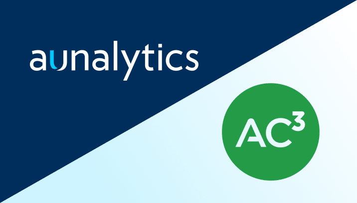 Aunalytics + AC3 logos