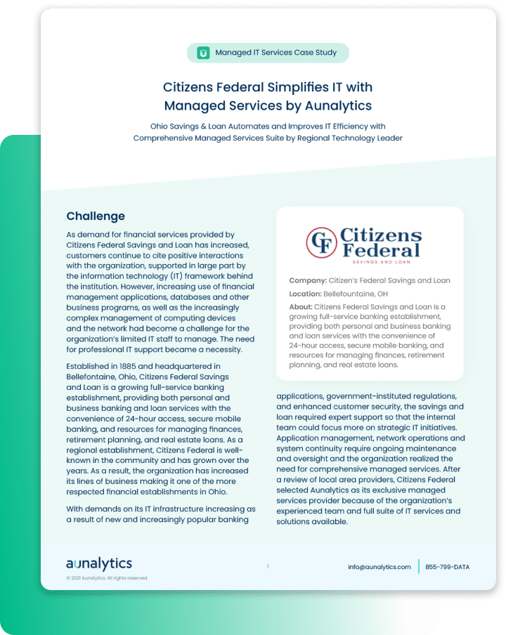 Citizens Federal Case Study