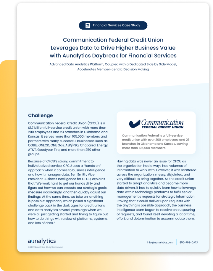 Communications FCU Case Study