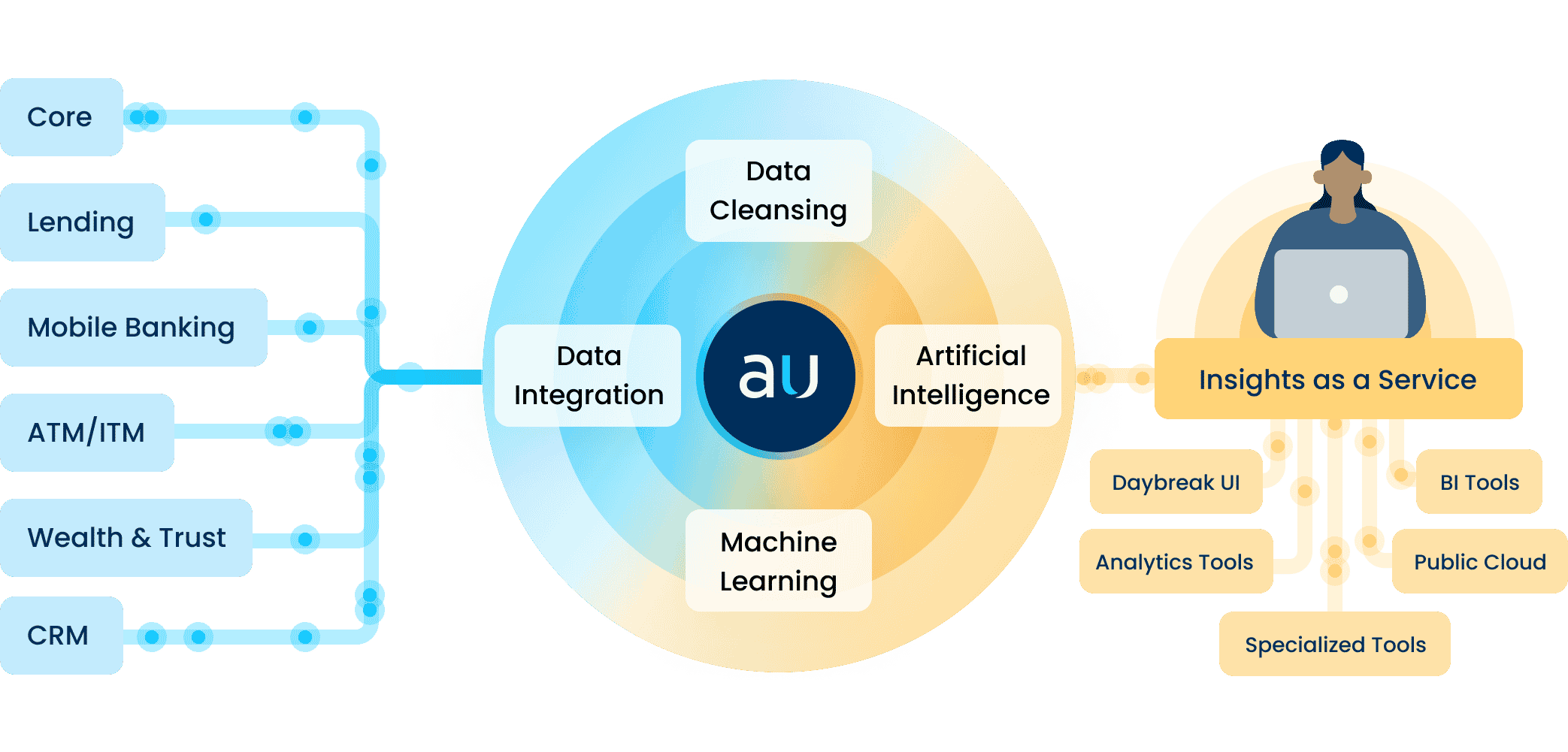 Customer Intelligence for Financial Institutions Data Flow