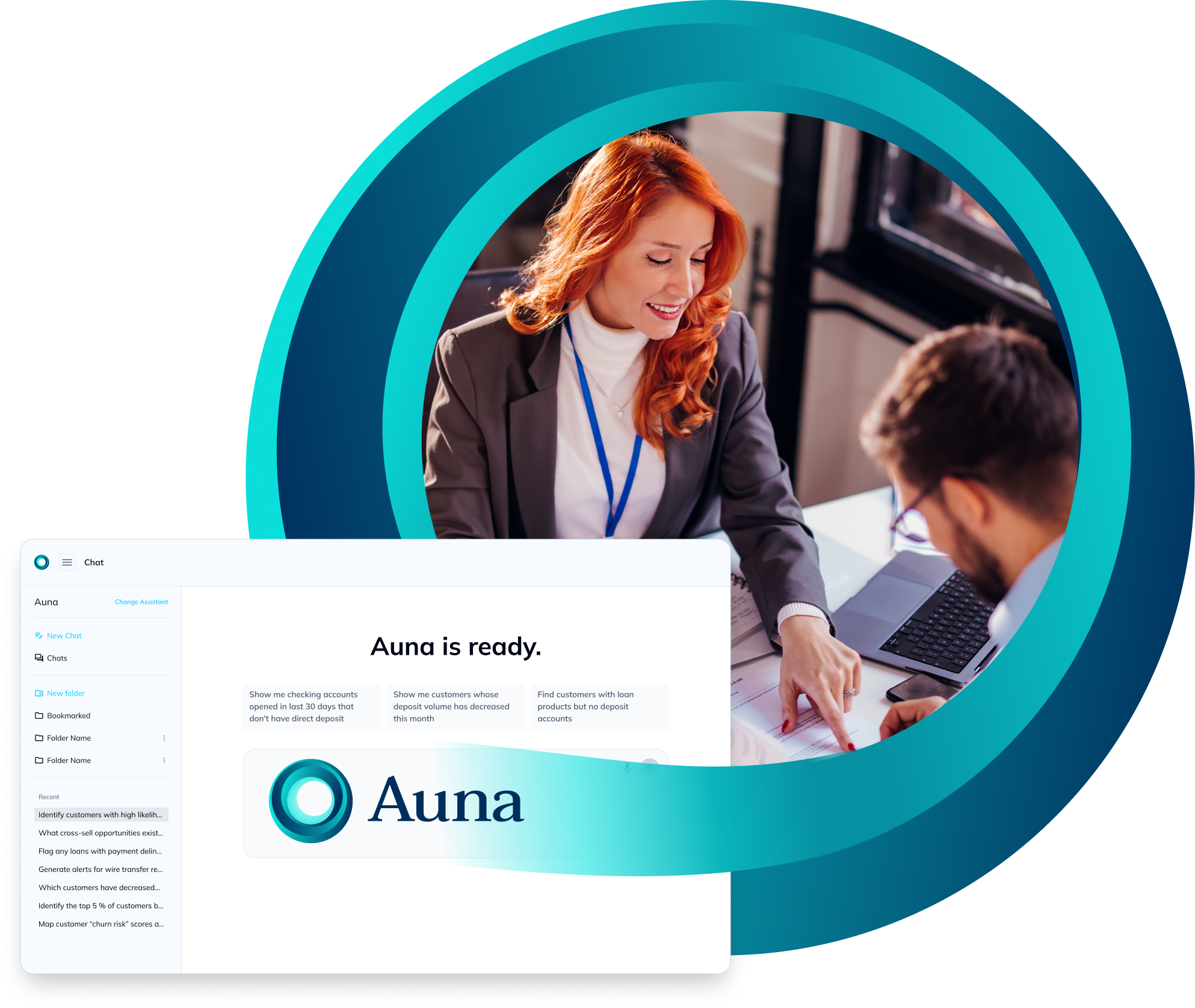 Auna: AI Assistant for Banks and Credit Unions